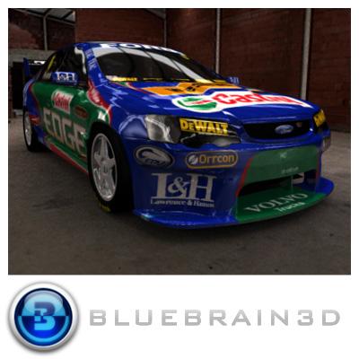 3D Model of 2009 Australian V8 Supercar - 3D Render 0